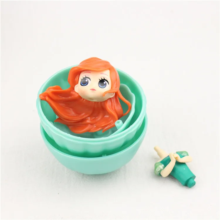 ThinkEasy 6 pcs/set Kid my cute little Surprised Eggs Anna and Eelsa Sofia Princess Toy Action poni Unicorn vinyl dolls