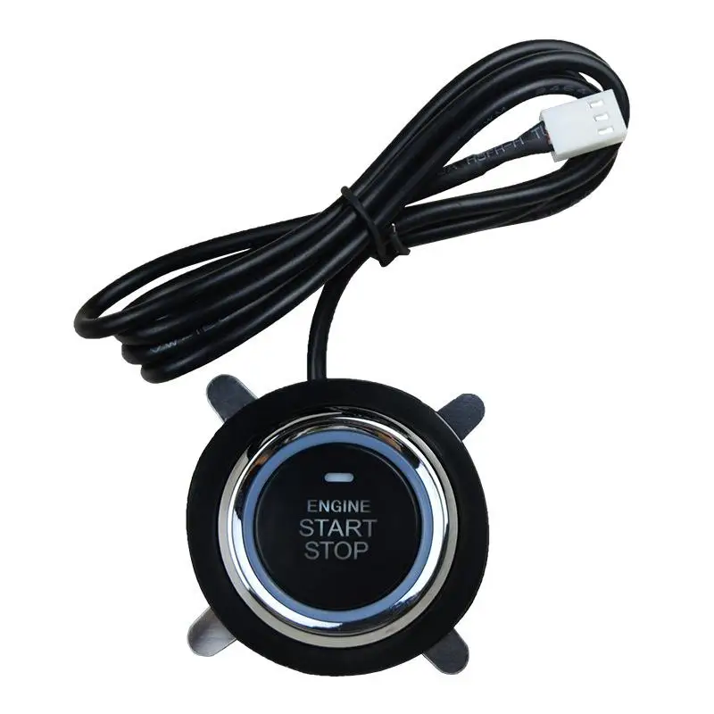  12V Universal 8Pcs Car Alarm Keyless Start Security System PKE Induction Anti-theft Keyless Entry P