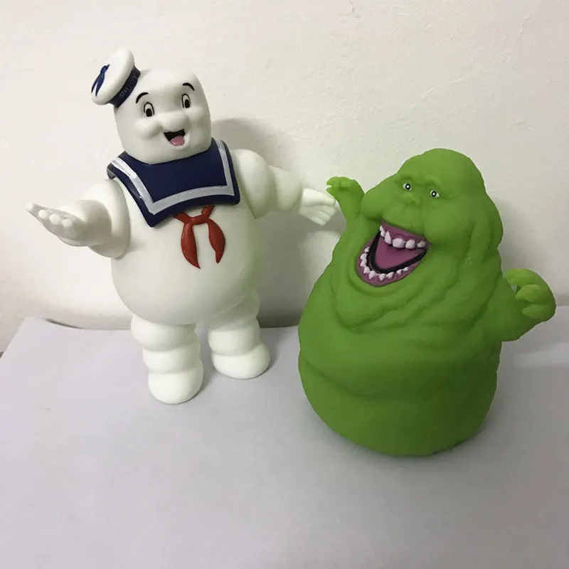 

Vintage Ghostbusters 3 Stay Puft Marshmallow Man Slimer Sailor Action Figure Toy Dolls Gift for Kids Children 14cm