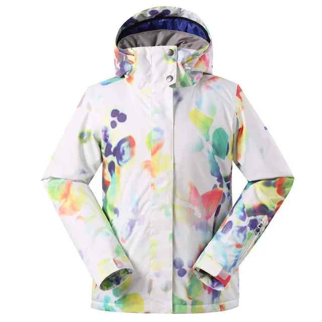 Cheap  Gsou Snow Colorful Ski Jacket Women Windproof Waterproof  Skiing Snowboard Thermal Thicken Outdoor Wear Clothing Female 