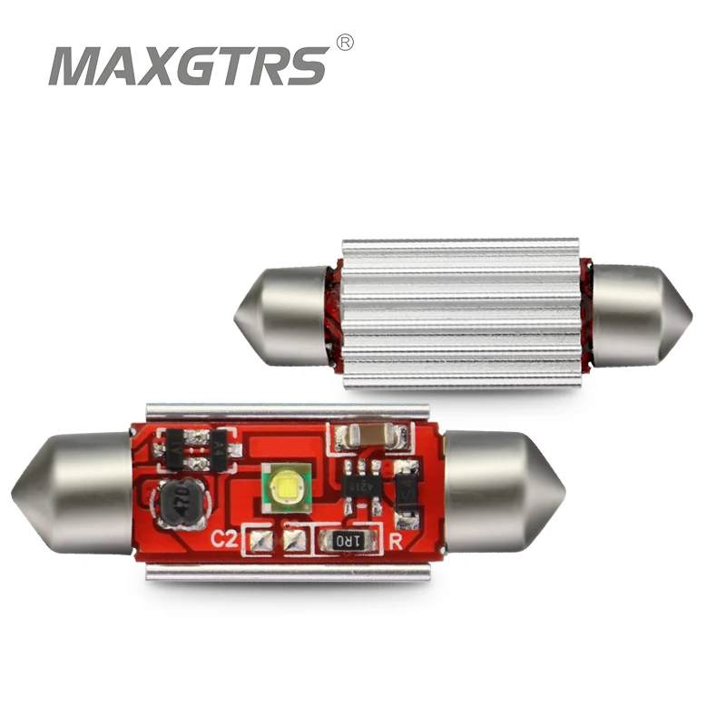 2X автомобильный фестон Cree чип светодиодный светильник 31 мм/36 мм/39 мм/41 мм C5W 12 В номерной знак лампа Интерьер купольная лампа для чтения супер белый