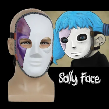 

Game Sally Face Cosplay Mask Horror Halloween Party Latex Masks Sally Face Cosplay Costume Accessories Props Drop Shipping