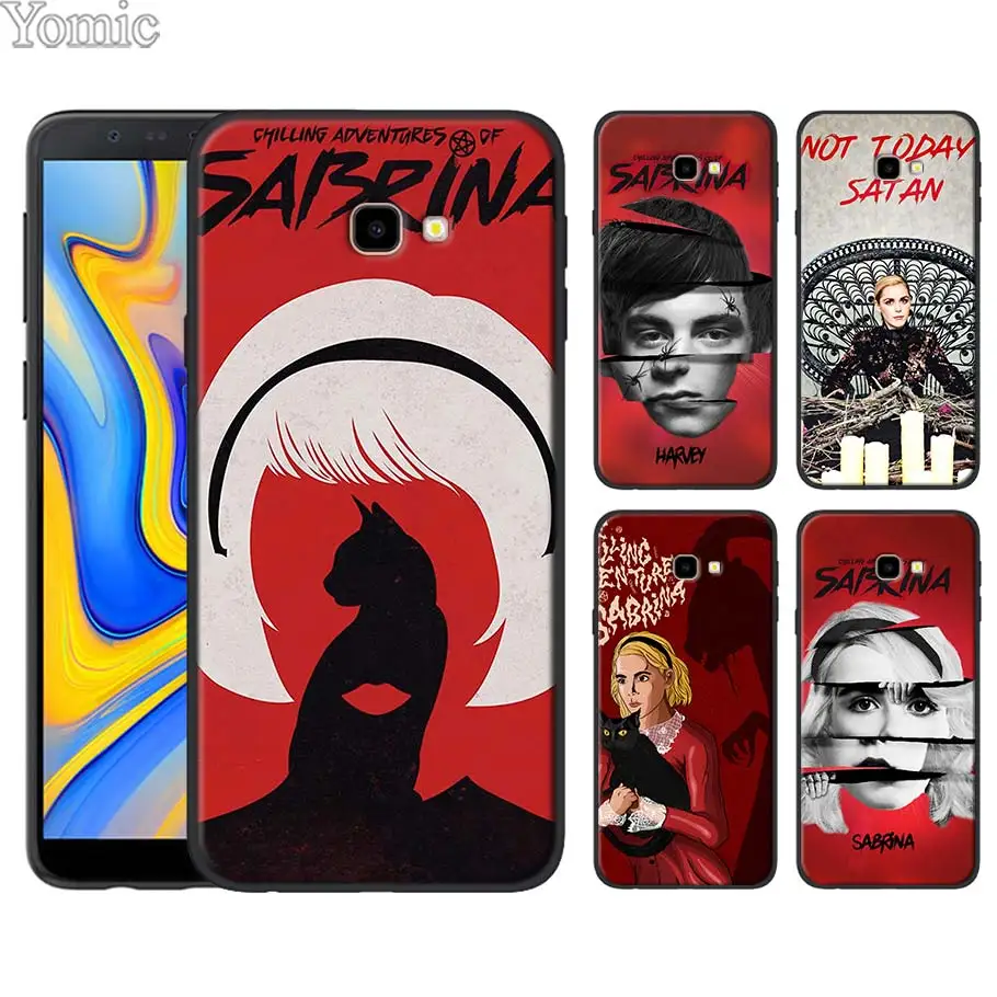 

Chilling Adventures of Sabrina Black Case for Samsung Galaxy J6 J4 Plus J3 J4 J5 J6 J7 J8 2018 J5 J7 Prime Soft TPU Case Cover