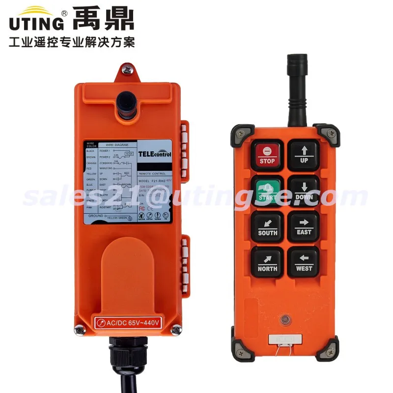 

UTING Industrial Wireless Hoist Crane Remote Control F21-E1B 12V 433 MHz 315MHz