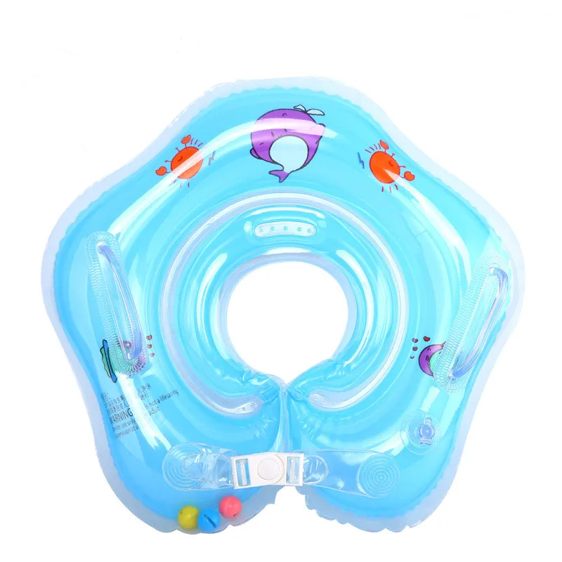 Для детей, младенцев, новорожденных спасательный круг плавательный круг для шеи надувная трубка кольцо безопасности детей плавающий ПВХ
