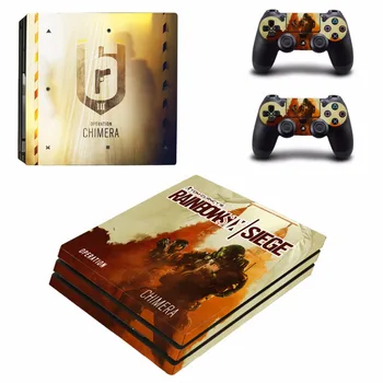 

Rainbow Six Siege Operation Chimera PS4 Pro Skin Sticker Decal For PS4 PlayStation 4 Console and 2 Controllers PS4 Pro Stickers