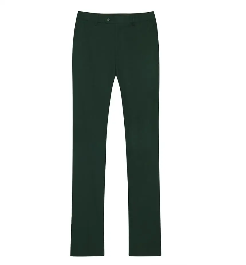 YUNCLOS, деловой мужской пиджак, свадебное платье, блейзер и брюки, приталенный зеленый пиджак, мужской костюм, блейзеры, куртки - Цвет: Trousers