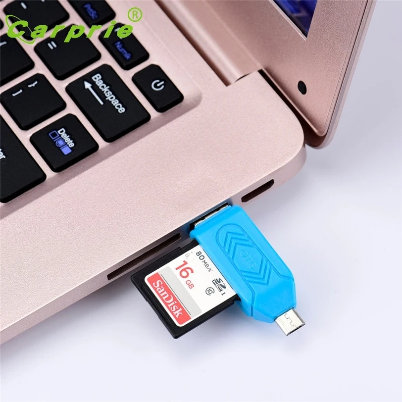 Мини USB 2,0+ OTG Micro SD/SDXC TF кард-ридер адаптер U диск Futural Digital JUN28