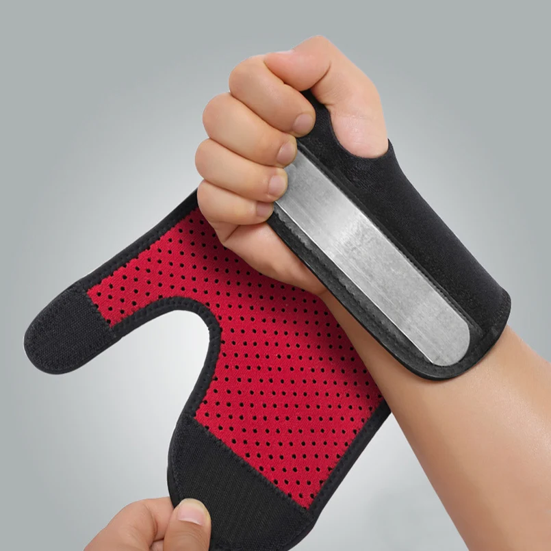 1 Pc Removable Steel Support Wristband Joint Injury Sprains Arthritis