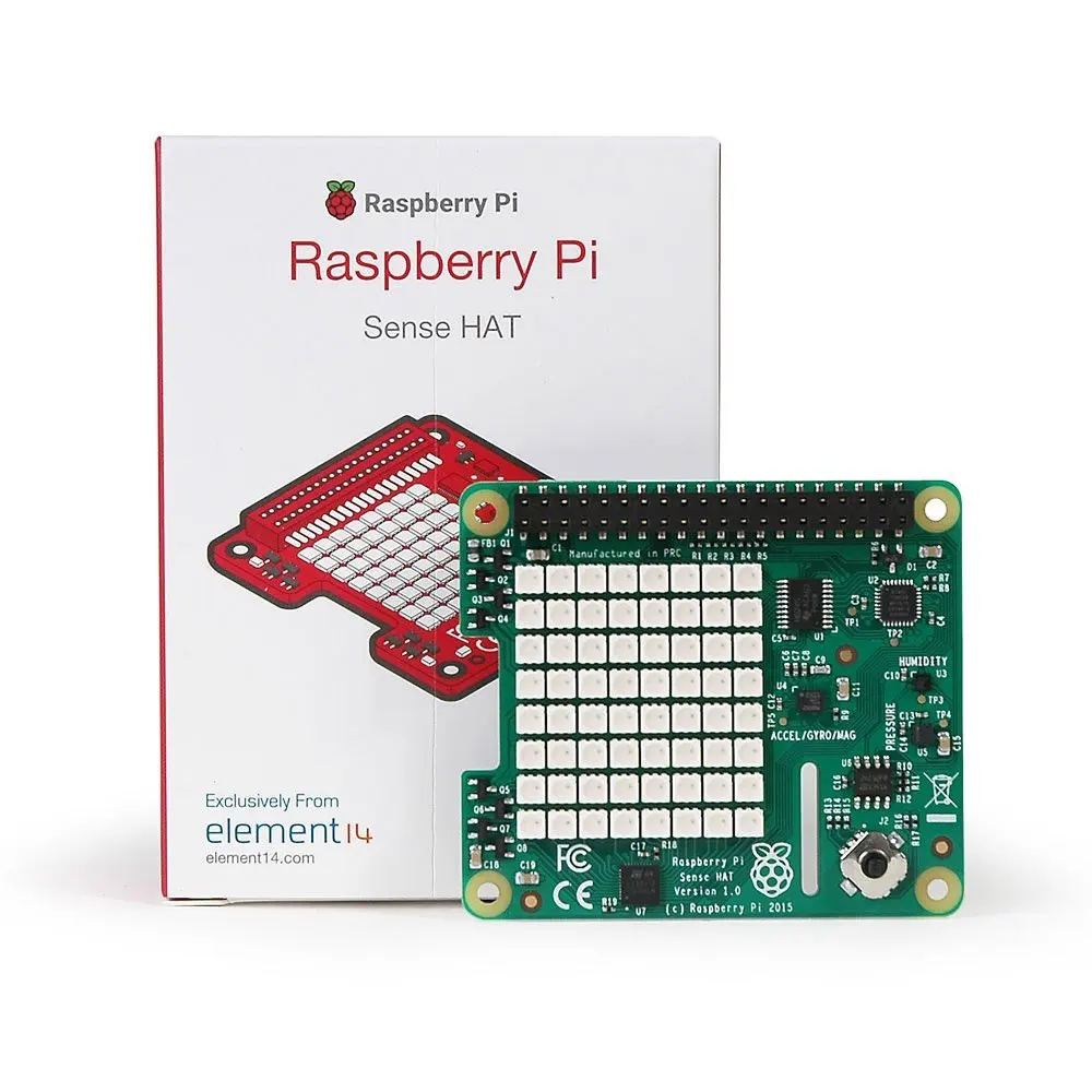 Официальный Raspberry Pi Sense HAT с ориентацией давления влажности и температуры Датчики