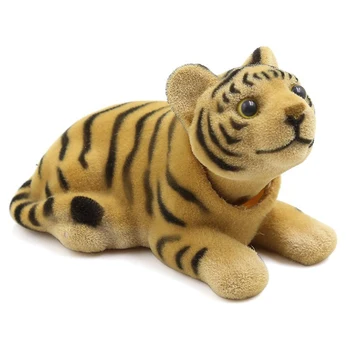 

Car Bobbing Head Tiger Shape Nodding Dog Decor