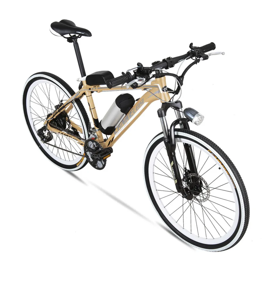Clearance LANKELEISI electric bicycle 26 inch 36/48V Aluminum Alloy lithium electric bike adult mountain bike 26