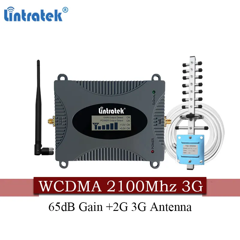 Усилитель сотового телефона Lintratek 3G 2100 МГц WCDMA МГц|Усилители сигнала| |