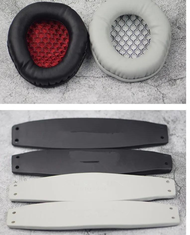 Ear Pads For XIBERIA V6 V7 Headphones Replacement Memory Foam Ear pads Fits Headphones PU Leather Comfortable Headband Jun4 (10)