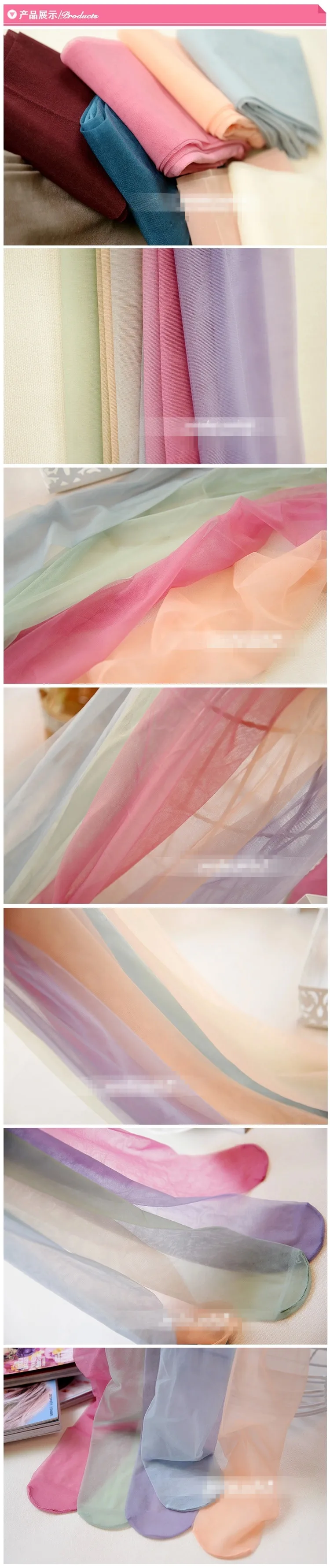 Летний стиль 10D ультратонкие Ice шелковые чулки Res для женщин нейлон колготки для новорождённых пикантные женские чулки конфетного цвета