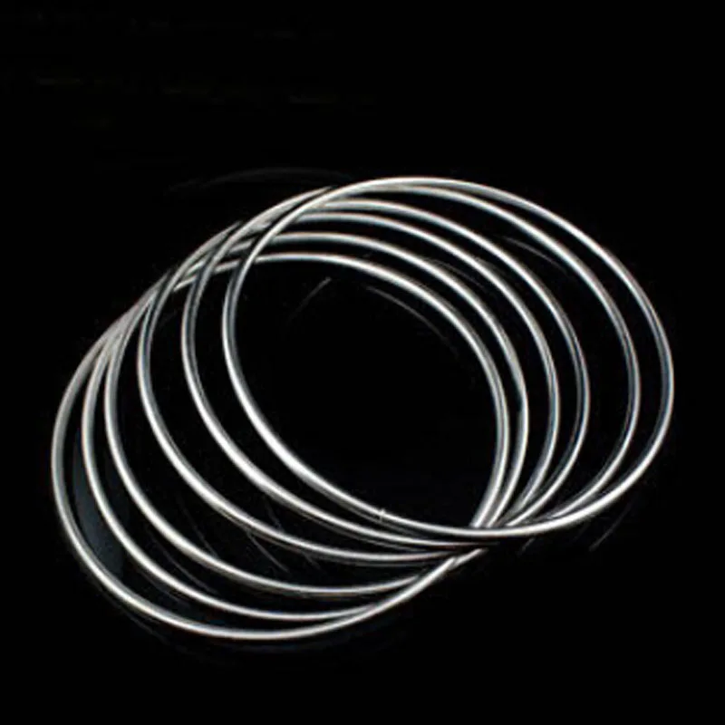 4Pc/Set Chinese Linking Rings Magic Magnetic Lock Kids Party Show Stage Trick H 