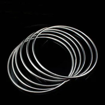 

Chinese Linking Rings 6 Rings Set,Magnetic Lock 30cm - Chrome - magic tricks,Stage magic,comedy,mentalism,Illusion,wholesale