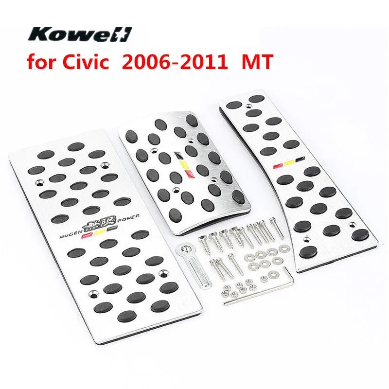 

4PCS MT Foot Rest Fuel Brake Clutch Pedals Pads for Honda Civic 2006-2011 FA1 FA5 FG1 FG2 FD1 FD2 Footrest Accelerator Gas Pad