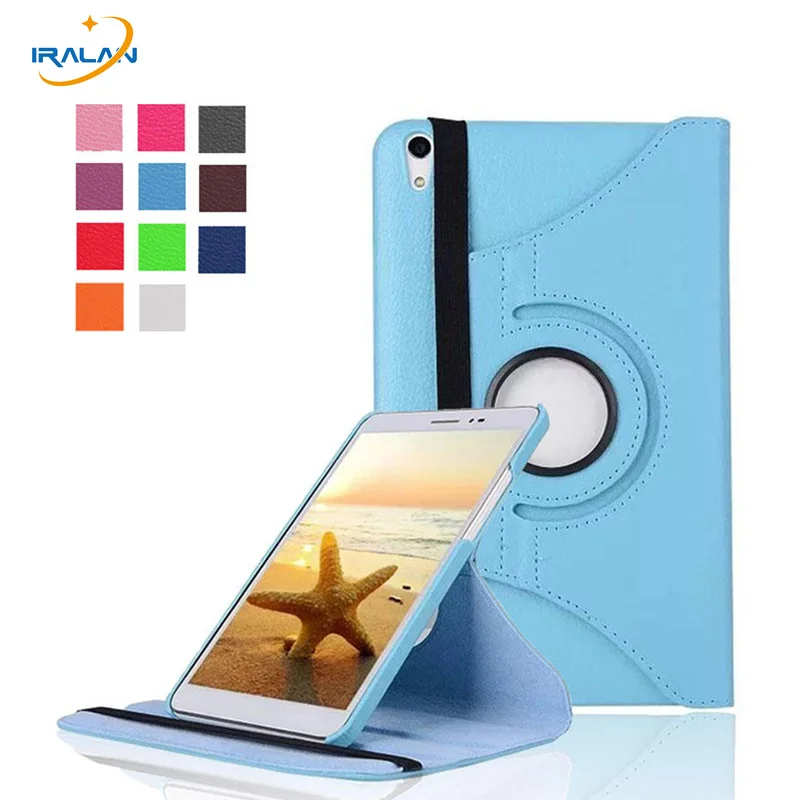 2018 вращающийся на 360 Градусов Кожаный чехол подставка для Huawei MediaPad T2 Pro 8 0