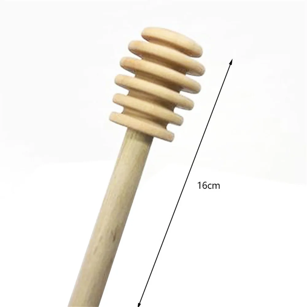 Высокое качество, медовый перемешивающий бар, ручка для смешивания, банка, ложка, практичная, 1 шт., деревянная ковша, медовая длинная палочка, принадлежности для меда, кухонные инструменты