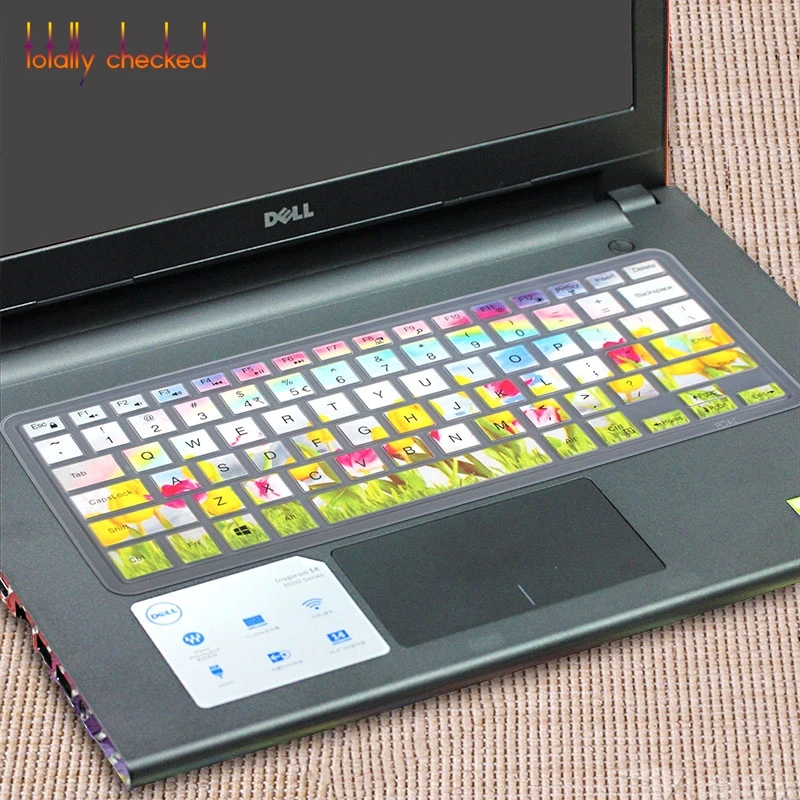Силиконовая накладка на клавиатуру для DELL XPS 15 XPS15-9550 9560 9570 15MF Pro 5578 7558 7568 7569 7572 15W/WR