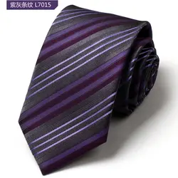 Рубашка шеи галстук жаккардовая Gravatas мода новый принт Для мужчин s галстуки галстук в полоску новые связи для Для мужчин DaL7015