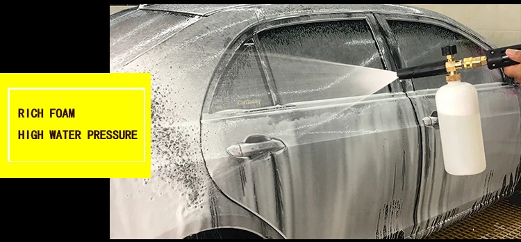 Arma de Espuma para a Série Lavadora de Pressão da Lavagem Alta Qualidade Lança Neve Carro Auto Accessorie Jardinagem k 7 Automóveis e motos
