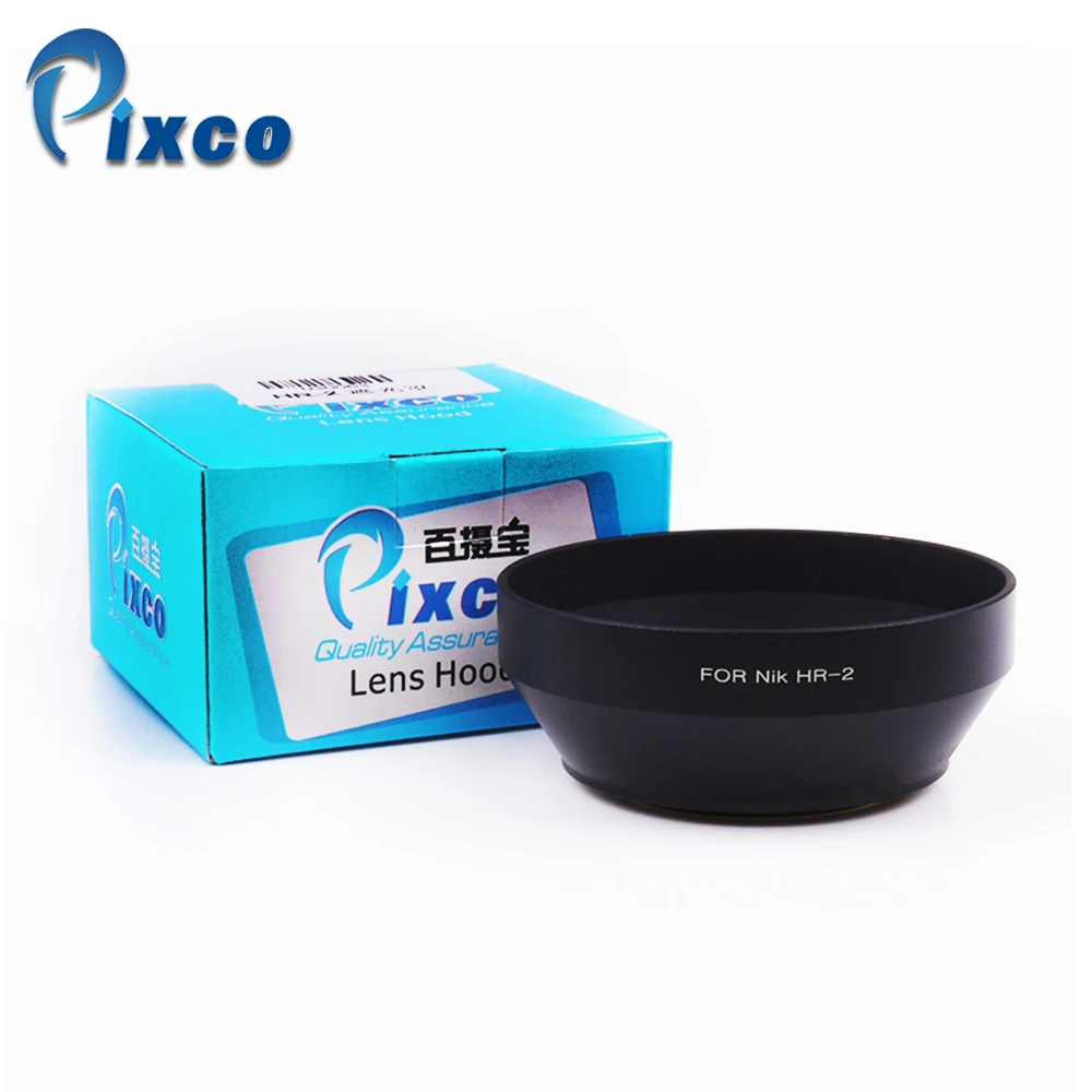 

New Black Wholesale / Retail Free shipping Pixco HR-2 52mm Lens Hood suit for Nikon 50mm f/1.2 f/1.4D f/1.8D
