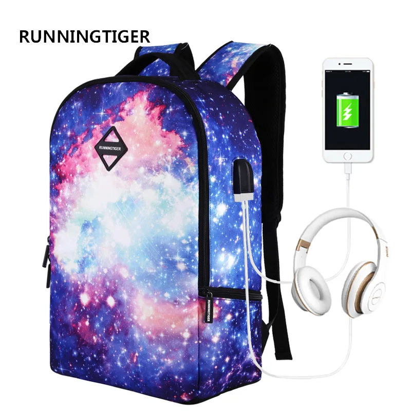

RUNNINGTIGER 16 Inch Laptop Backpack Multifunction USB Charging Waterproof Anti theft Large Capacity Men Travel Backpack