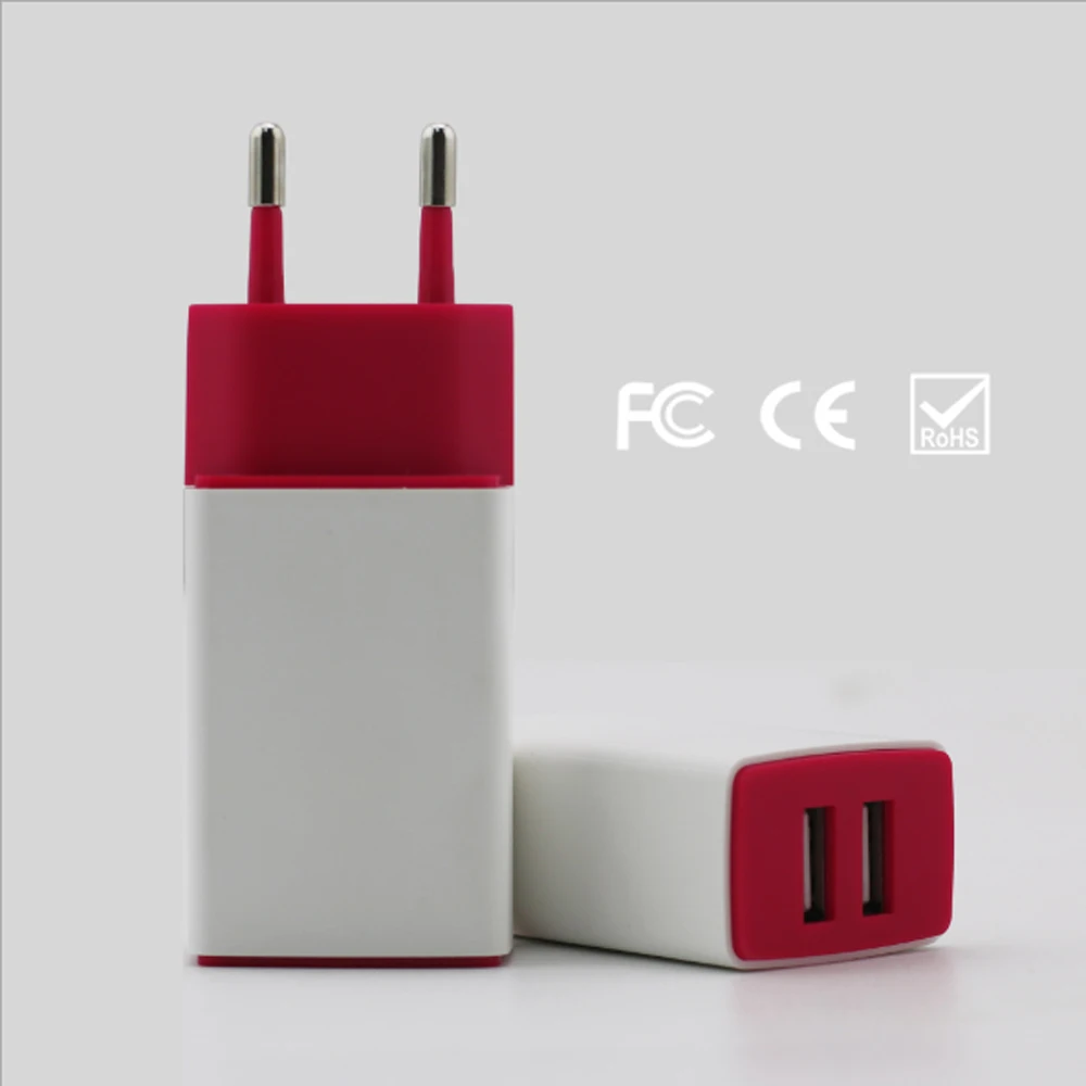 

EU Plug Quick Charge Fast Mobile Phone Charger Wall USB Charger Adapter for iPhone 7/ Samsung/ Xiaomi /Huawei