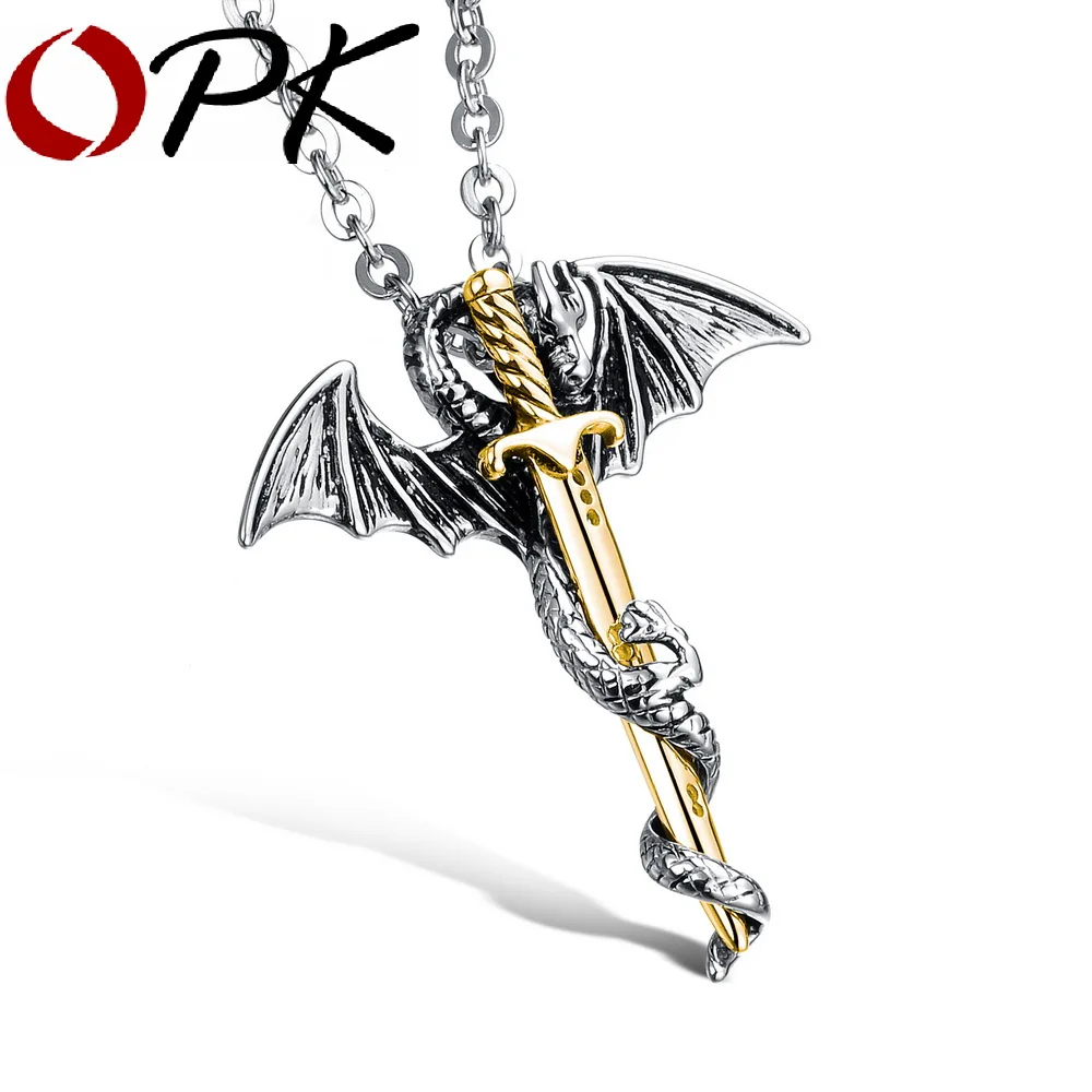 Grateful for everything Classic Vintage Bible Cross Necklace Fashion Personality Wild Men and Women Pendant Pendant