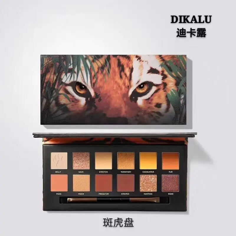 

New Makeup 12 Color Matte Eye Shadow Explorer Series Eye Shadow Disc Pearl Matte Desert Rose