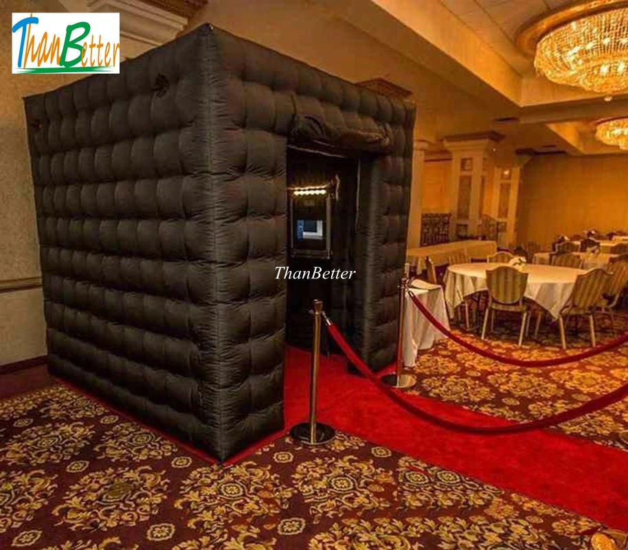 2.4M Hot sale Multi-color LED inflatable photo booth, portable photobooth for sale 2.4M Hot sale Multi-color LED inflatable photo booth, portable photobooth for sale