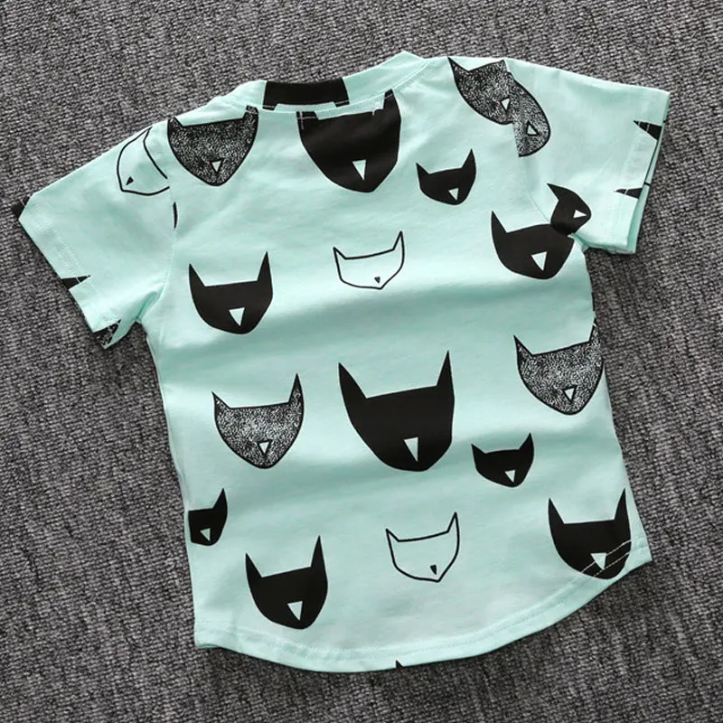 Boys-T-shirt-Bat-Printed-Cotton-Short-Sleeve-Tops-Childrens-Clothing-BM88-4