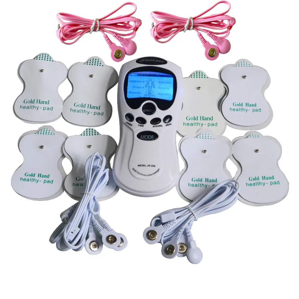 Electric Stimulator Full Body Massager Digital Tens Therapy Machine Electrode Acupuncture For