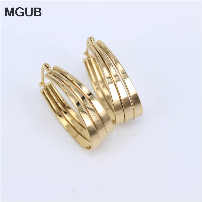 Серьги MGUB из нержавеющей стали 316L для регби 3 цвета Классические Красивые женские