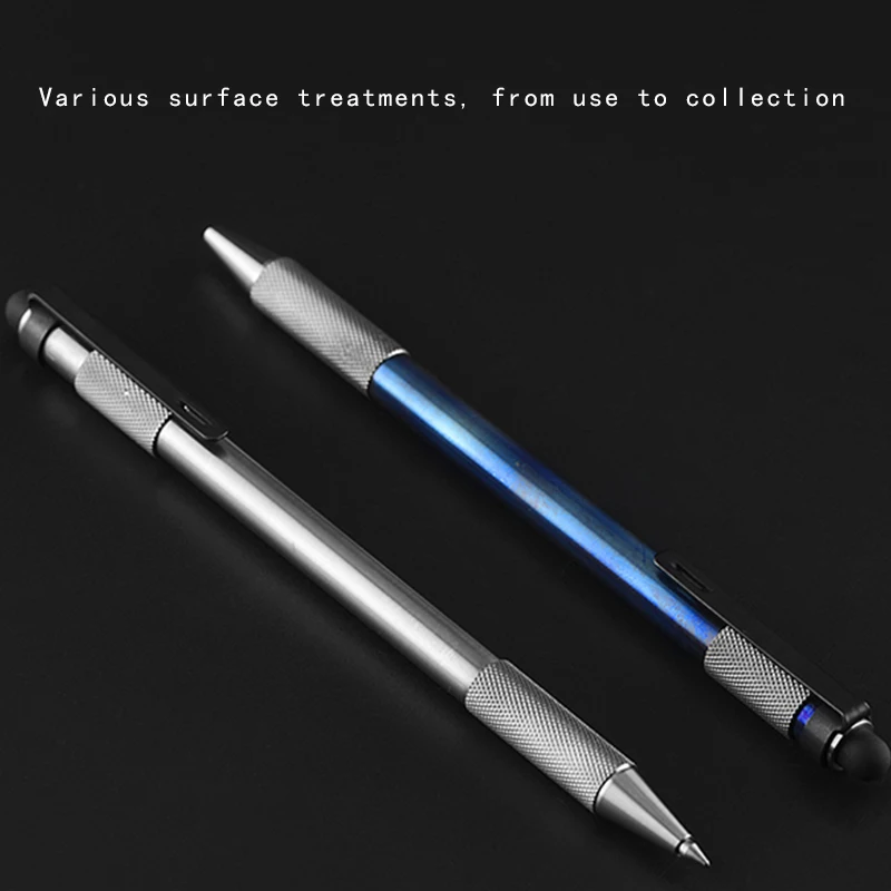 High Quality Simple Luxury Titanium Alloy Defense Pen Tactical Tungsten Broken Window And Touch Screen Head EDC Tools | Спорт и