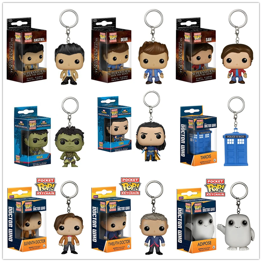 FUNKO POP New Keychain Original Action ALL Figure Marvel ...