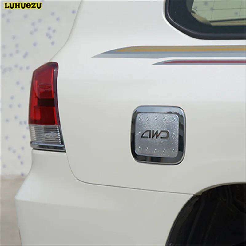 Luhuezu хромированная крышка топливного бака для Toyota Land Cruiser 200 LC200 аксессуары 2008-2017 |