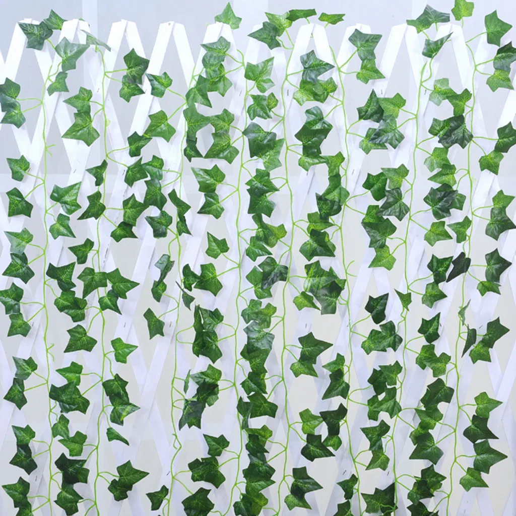 

Artificial Ivy Leaf Garland Plants Vine Fake Foliage Flowers Home Decor Artificial Vine Festivals Floral Tributes
