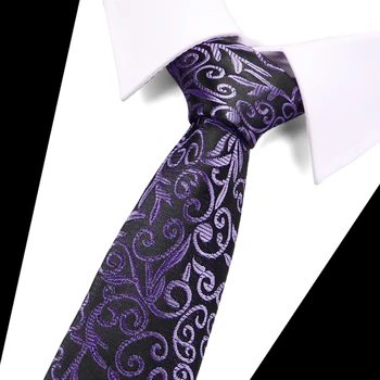 

New Design Neck Ties 7.5 cm Plaid&Dot 100% Silk Ties for Men Formal Business Wedding Party Gravatas Men Ties