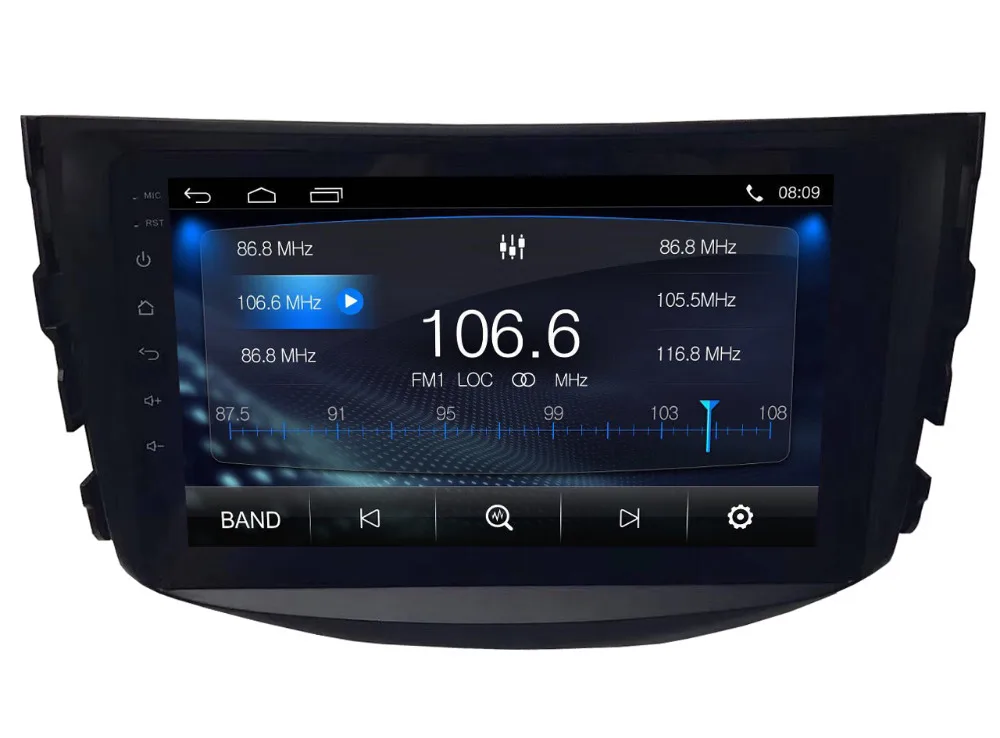 Best 8 inch IPS screen android 8.1 car dvd for Toyota RAV4 2007 2008 2009 2010 2011 car radio gps navigation steering wheel control 2