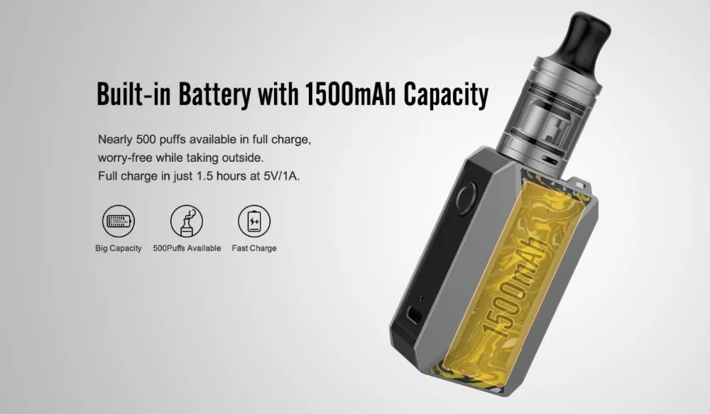 VooPoo Drag Baby Trio 1500mAh Kit-6