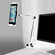 Алюминиевый телефон 360 держатель кровать стол зажим подставка для iPhone XS/X/7/8/Plus Oppo Find X samsung Note 8 Xiaomi Redmi huawei mate 20