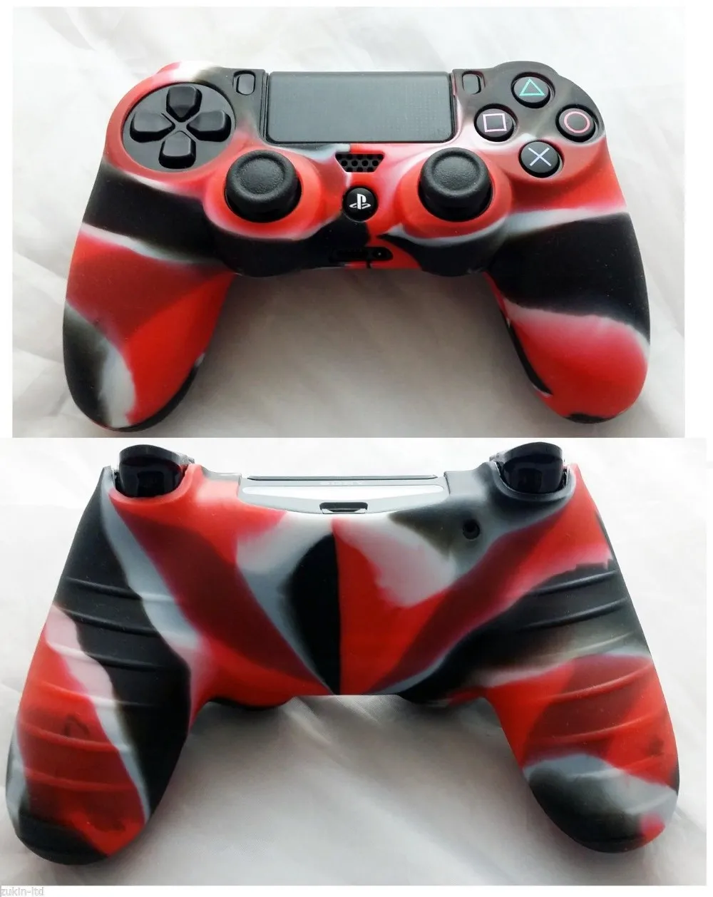 

Silicone Rubber Case Camouflage Skin Cover Grip For PS4 for Playstation 4 Controller