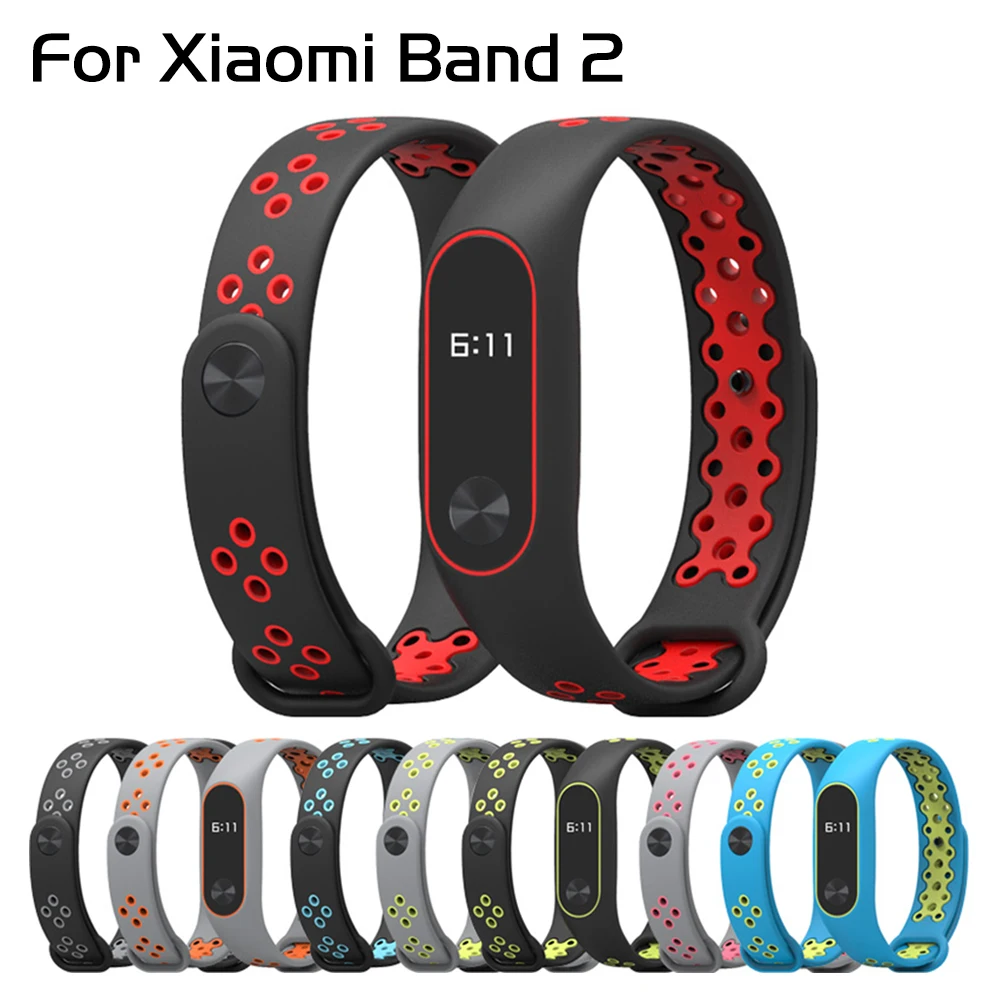 Ремешок для Xiaomi Mi Band 2 Цветной силиконовый сменный Браслет 2|Смарт-аксессуары| |