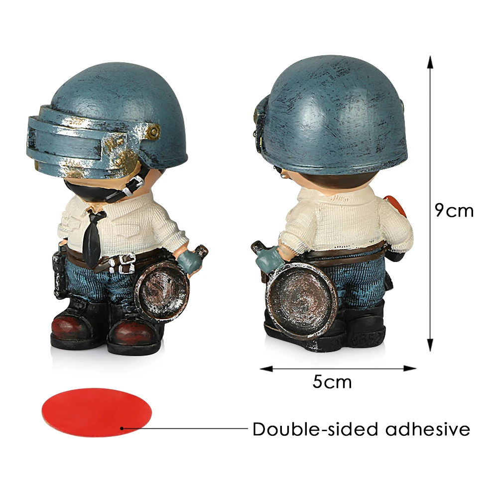 車の装飾品かわいいのおもちゃ Pubg 樹脂 Playerunknowns Battlegrounds モデル自動車内装ダッシュボード装飾フィギュアギフト Ornaments Aliexpress