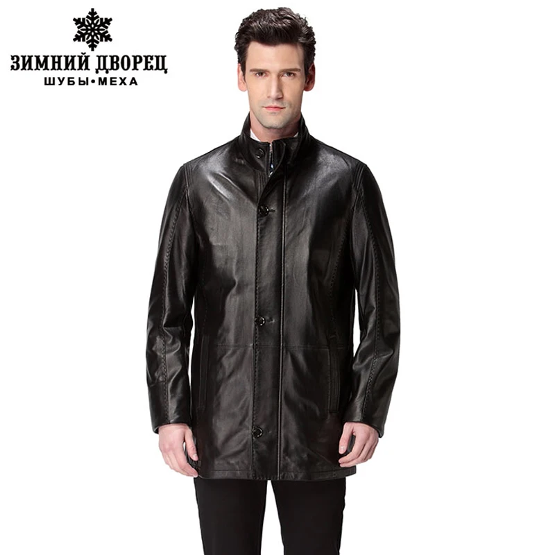 

Best Seller leather jacket,Genuine Leather,Mandarin Collar,Sheepskin,Coat male,Leather jacket men,mens leather jackets and coats