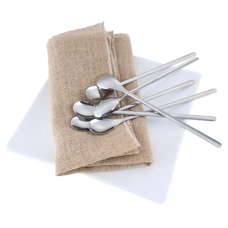 long hanlde coffee spoon set  (1)