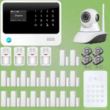 Chuangkesafe G90B WiFi GSM GPRS Sistema de Intrusión Puerta/Ventana Del Sensor + Cámara HD IP